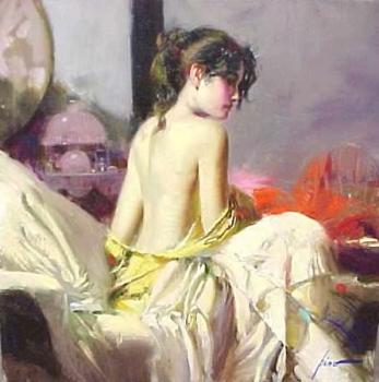 皮諾 丹尼爾 Pino Daeni painting